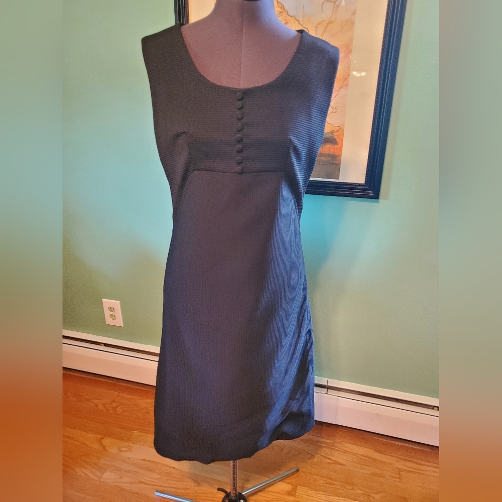 Elegant Black Vintage Sleeveless Dress